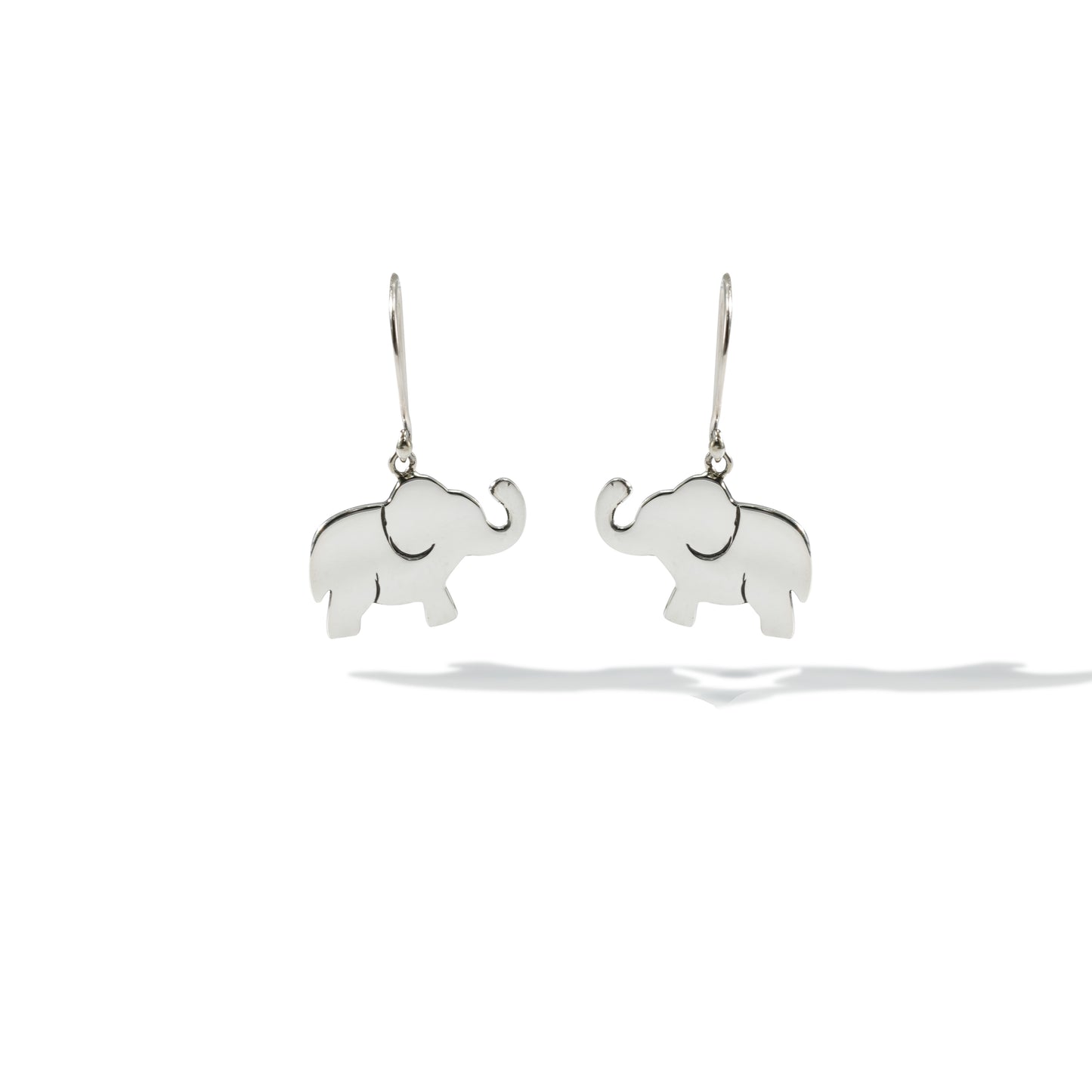 EARRING ELEPHANT PLAIN