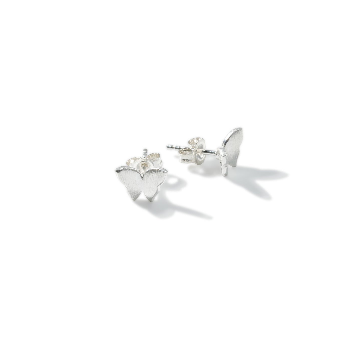EARRING BUTTERFLY SANDBLAST 011-32907
