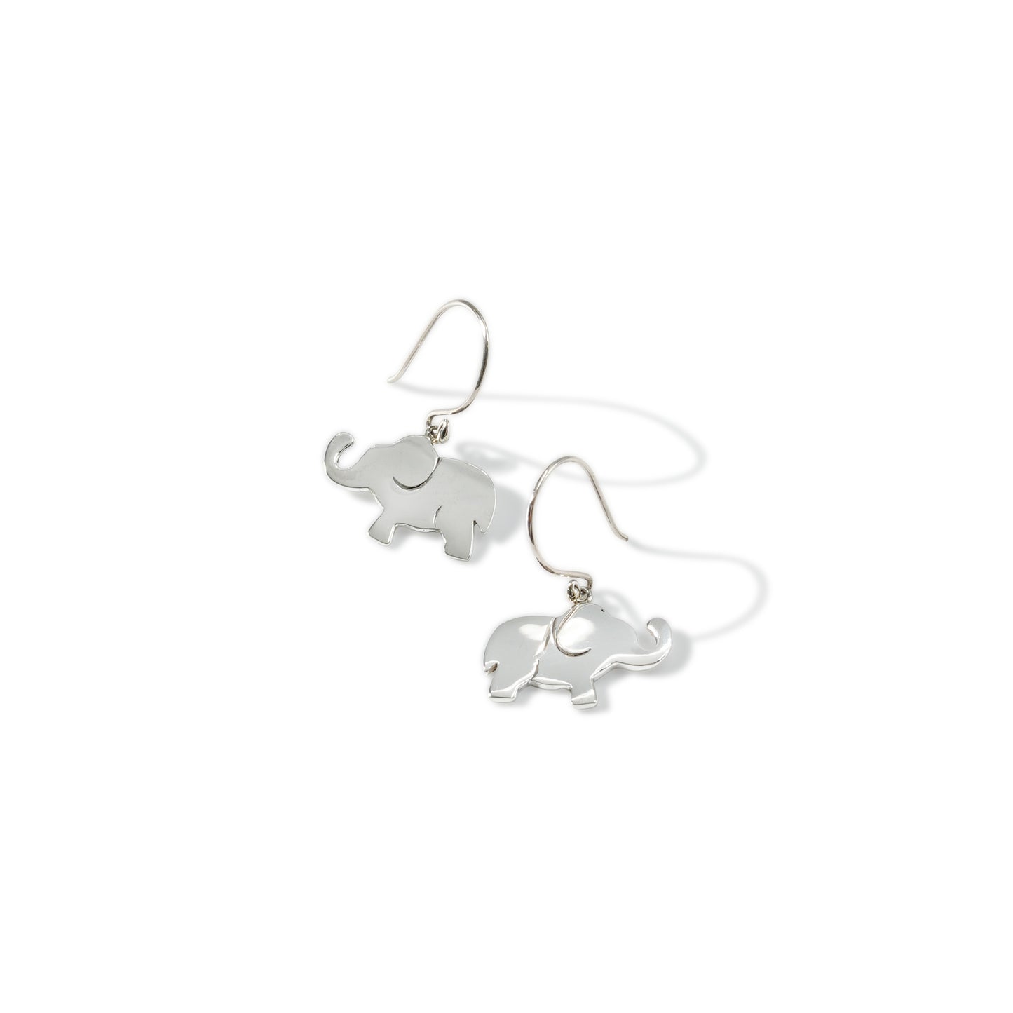 EARRING ELEPHANT PLAIN