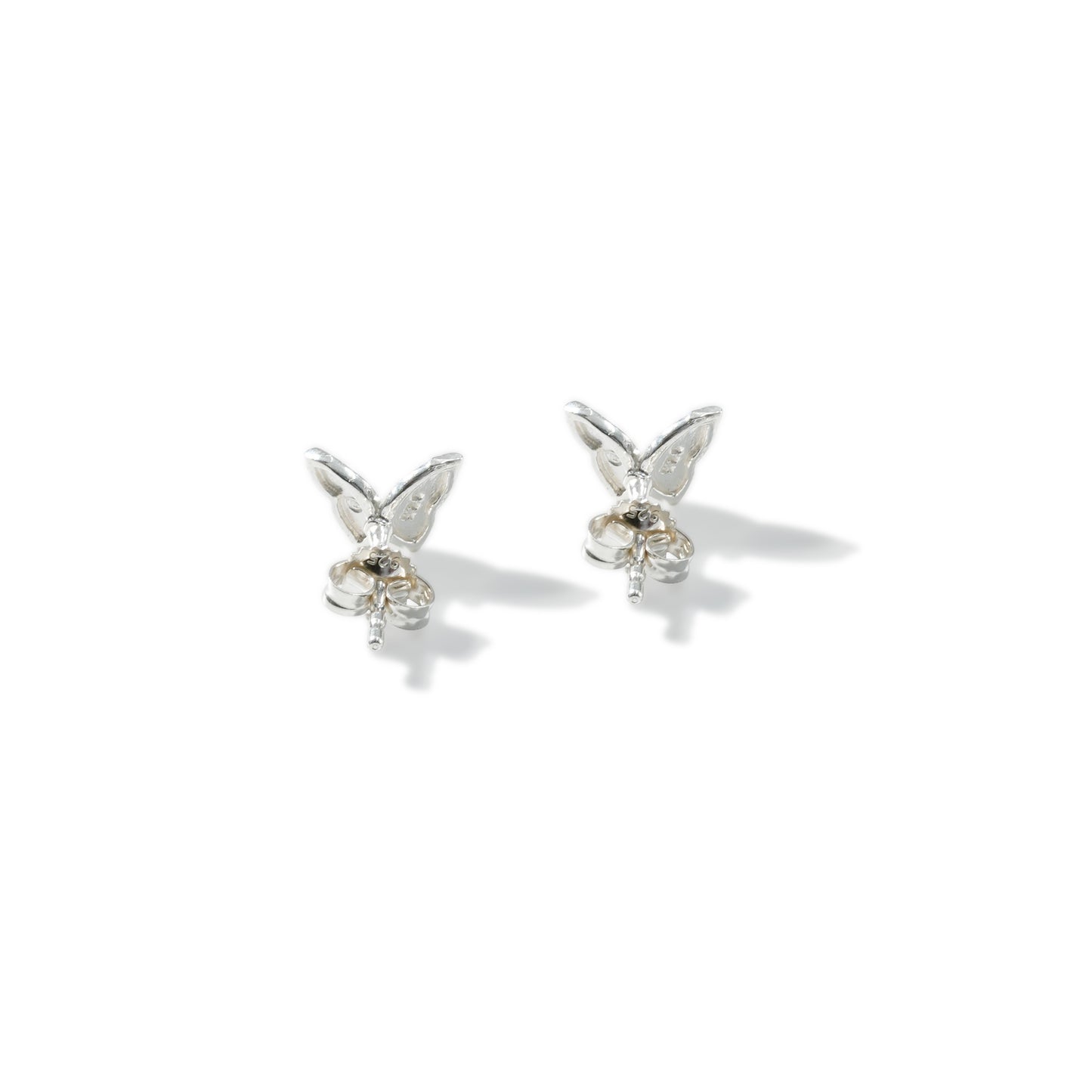 EARRING BUTTERFLY SANDBLAST 011-32907