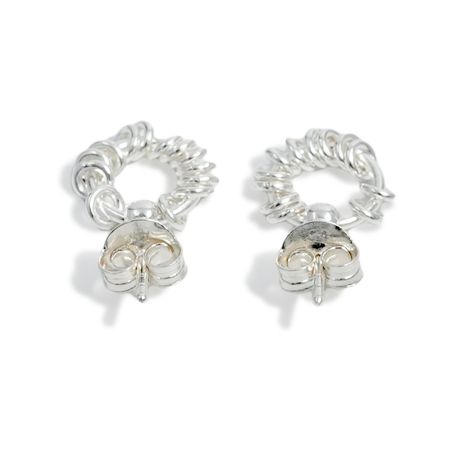 EARRING ROUND RING RING PLAIN