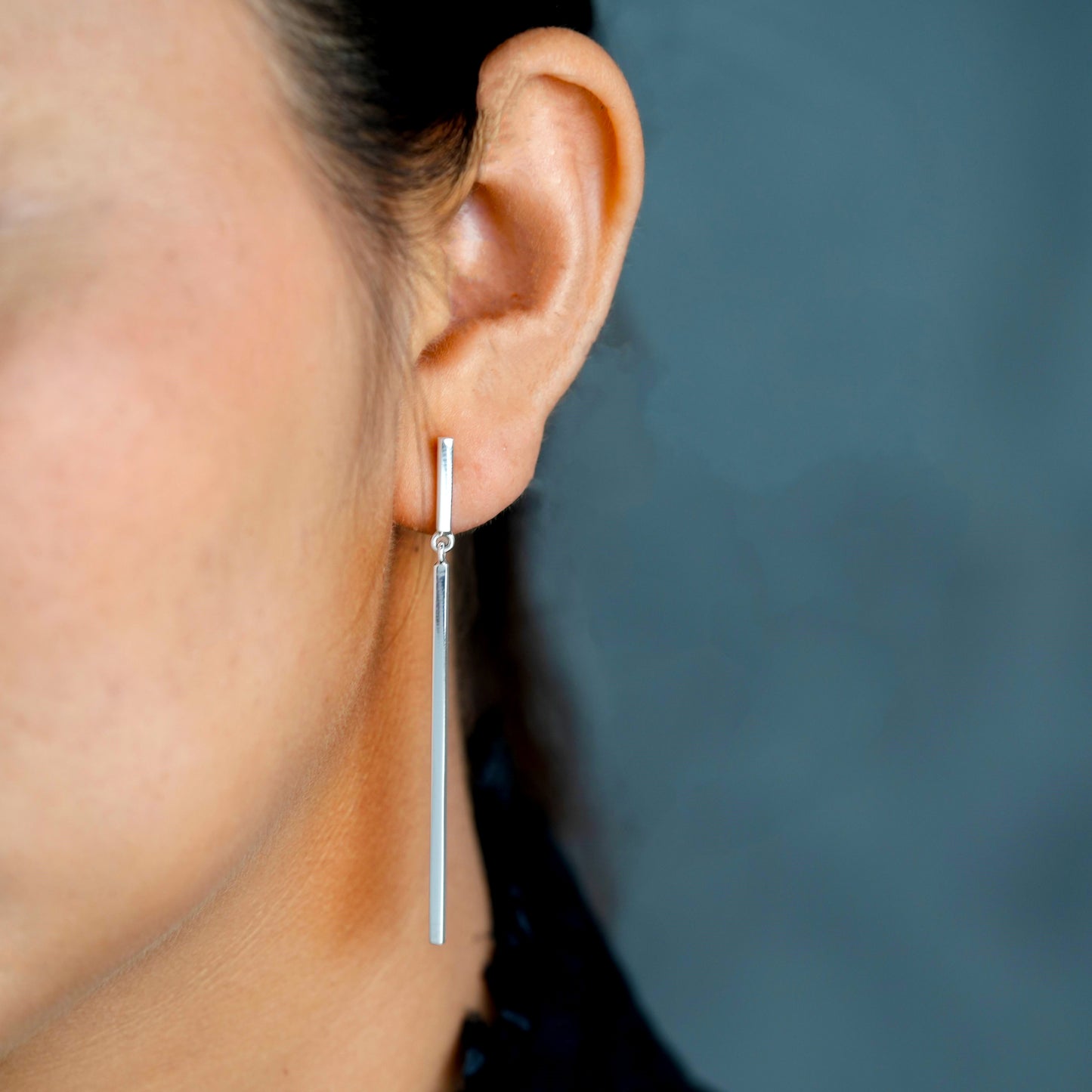 EARRING PLAIN LONG STICK