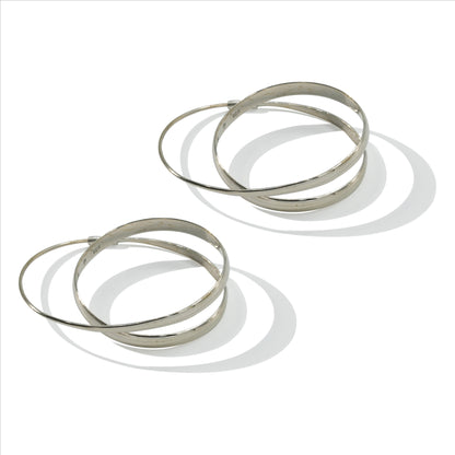 EARRING SWIRL PLAIN