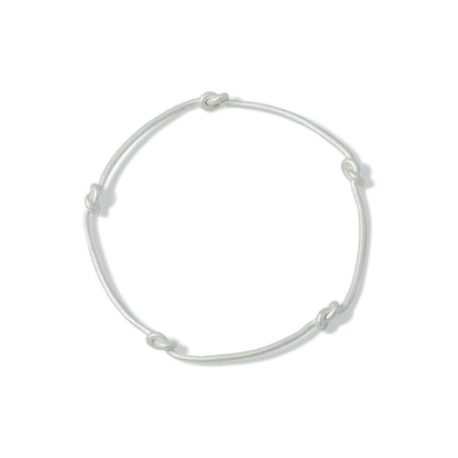 BRACELET BANGLE FIVE KNOTS