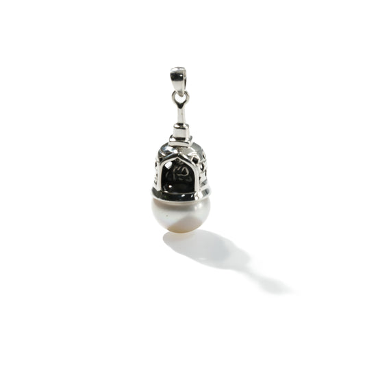 PENDANT STUPA BOROBUDDHA FRESH WATER PEARL