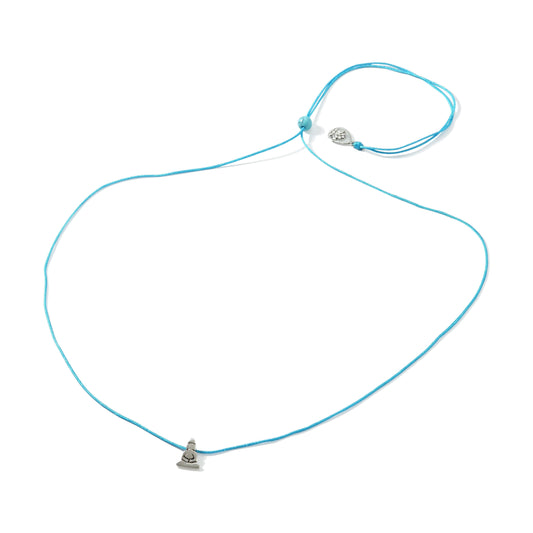 NECKLACE SHAMBALA BUDDHA SILHOUETTE WITH LOTUS