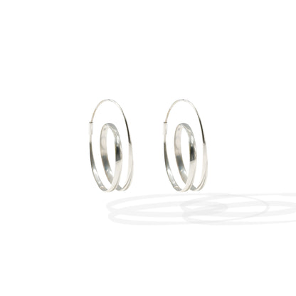 EARRING SWIRL PLAIN