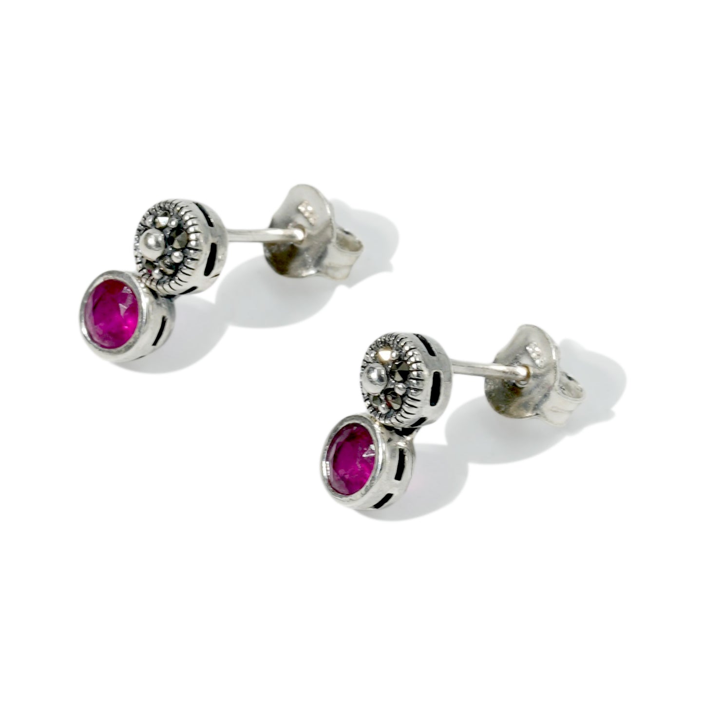 EARRING TWO ROUND S