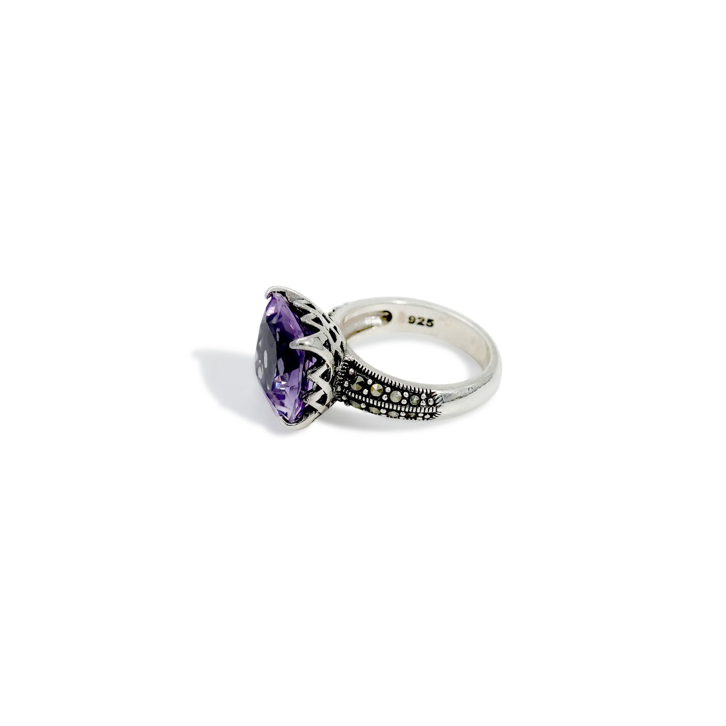 RING DOME AMETHYST