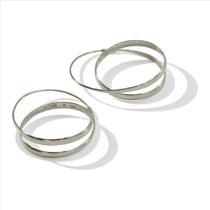 EARRING SWIRL PLAIN