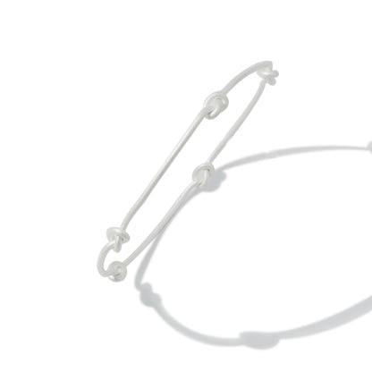 BRACELET BANGLE FIVE KNOTS
