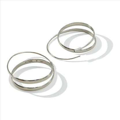 EARRING SWIRL PLAIN