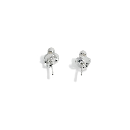EARRING THREE ROUND ZIRCONIA