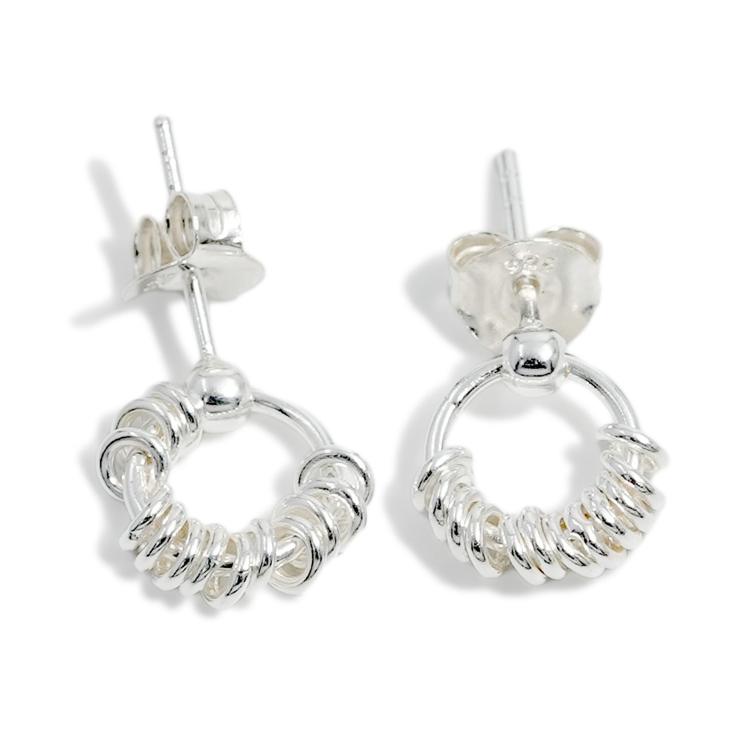 EARRING ROUND RING RING PLAIN