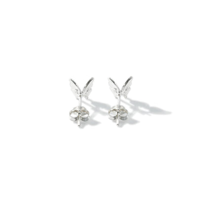 EARRING BUTTERFLY BRUSHED
