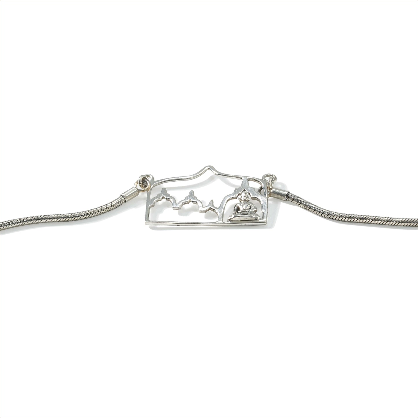 NECKLACE SILHUETTE BOROBUDDHA