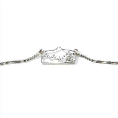 NECKLACE SILHUETTE BOROBUDDHA