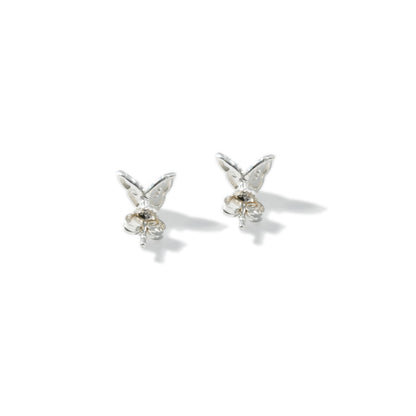 EARRING BUTTERFLY SANDBLAST 011-32907