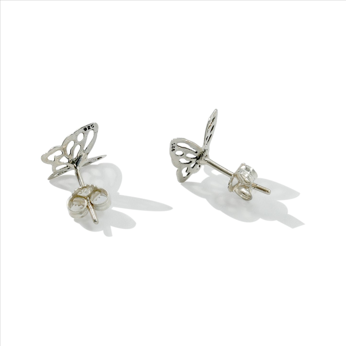 EARRING STUD TINY BUTTERFLY CUT OUT 011-30465