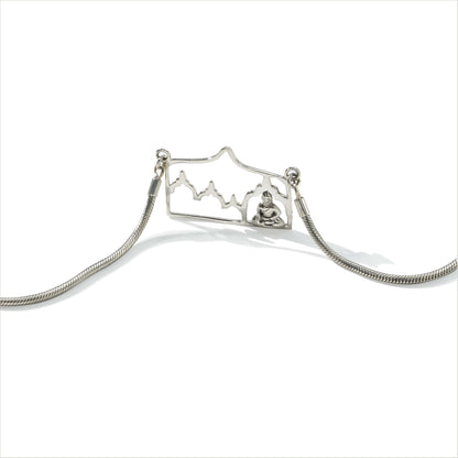 NECKLACE SILHUETTE BOROBUDDHA