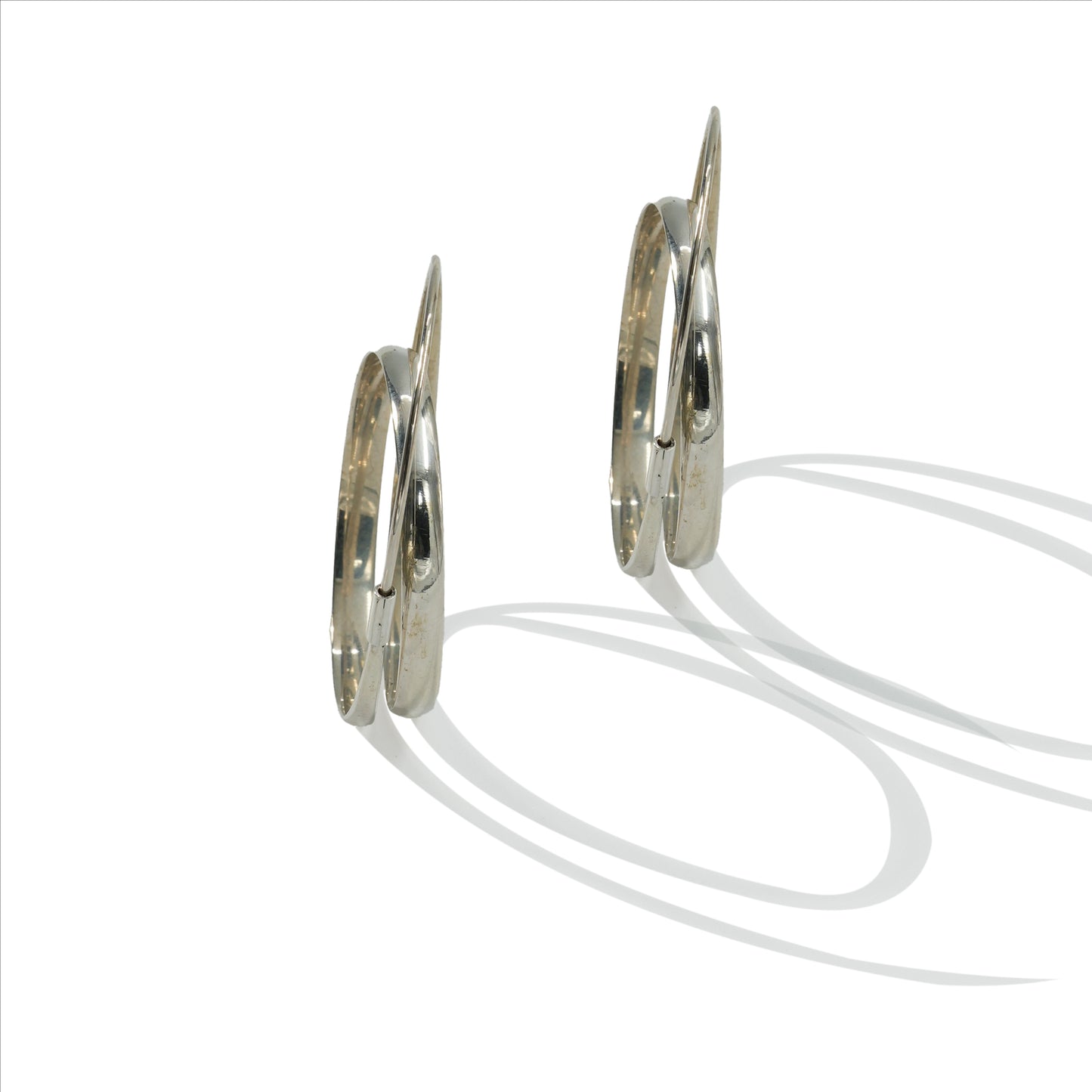 EARRING SWIRL PLAIN