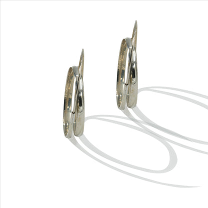 EARRING SWIRL PLAIN