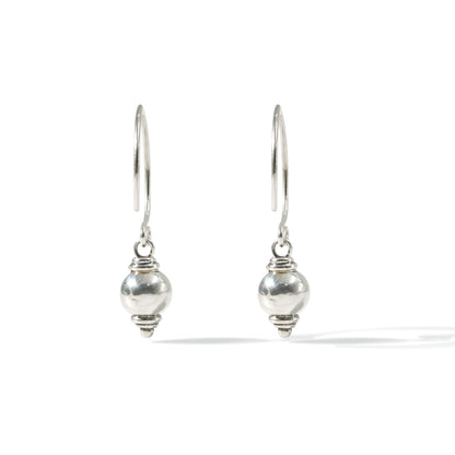 EARRING HOOP BALL PLAIN